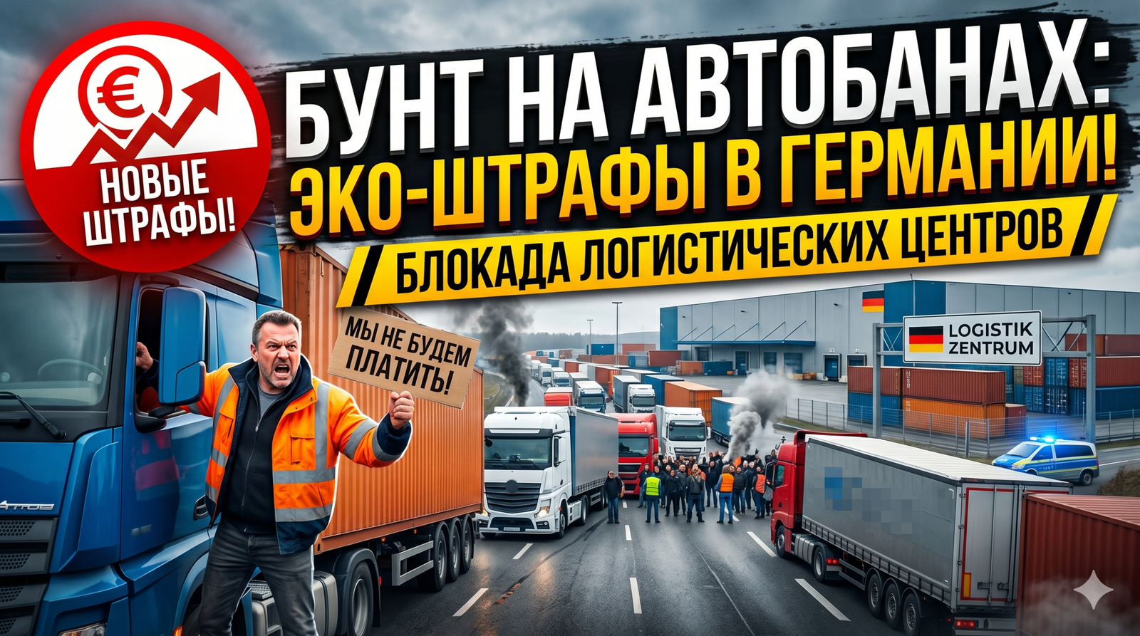 БУНТ НА АВТОБАНАХ: НОВЫЕ ЭКО-ШТРАФЫ В ГЕРМАНИИ