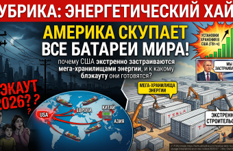 Америка скупает все батареи мира: почему США экстренно застраиваются мега-хранилищами энергии, и к какому блэкауту они готовятся?