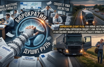 Бюрократия душит руль: как новые жесткие директивы Евросоюза сводят с ума логистов и заставляют водителей бросать работу прямо в рейсах.