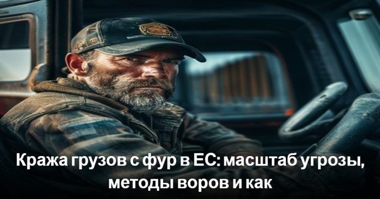 Кража грузов с фур в ЕС: масштаб угрозы, методы воров и как защититься