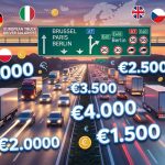 Зарплата дальнобойщика CE в Европе в 2026 году: сколько реально на руки
