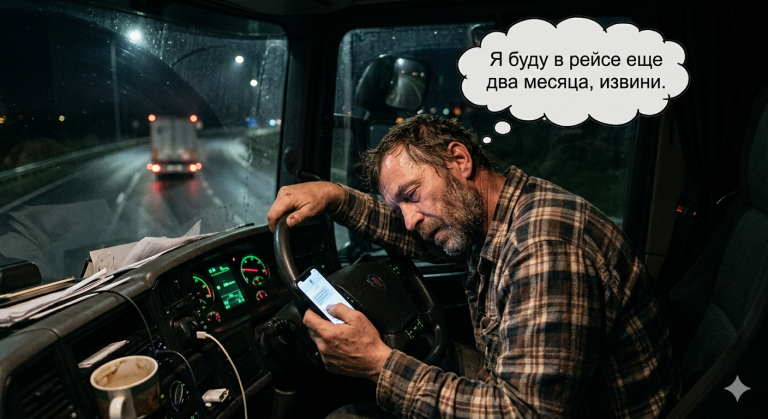 Жизнь на обочине семейного счастья: стоит ли иметь жену дальнобойщику, которого никогда не бывает дома, но зато у его жены много времени