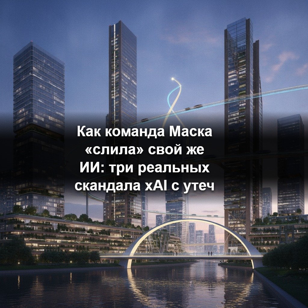 Как команда Маска «слила» свой же ИИ: три реальных скандала xAI с утечками кода