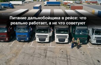 Питание дальнобойщика в рейсе: что реально работает, а не что советуют диетологи