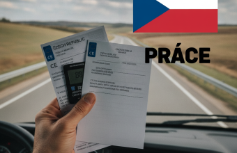 Документы водителя категории CE для работы в Чехии: права, Код 95, карта тахографа, трудовая карта