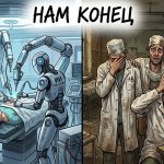 Искусственный интеллект анализирует медицинские данные пациента на экране, диагностика редких заболеваний