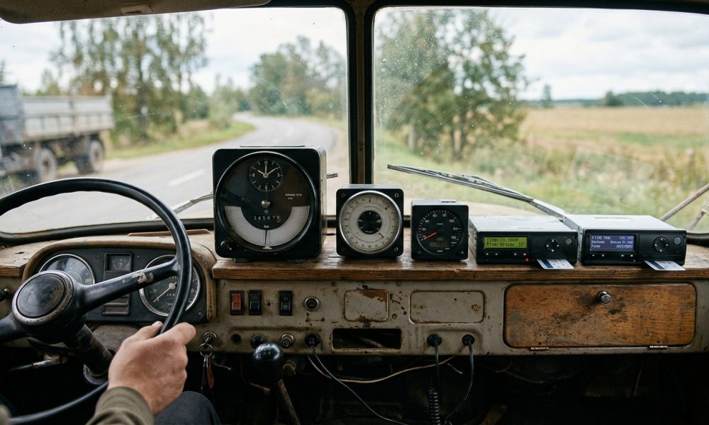 История тахографа от первого механического прибора 1911 года до Smart Tachograph 2 в кабине грузовика CE