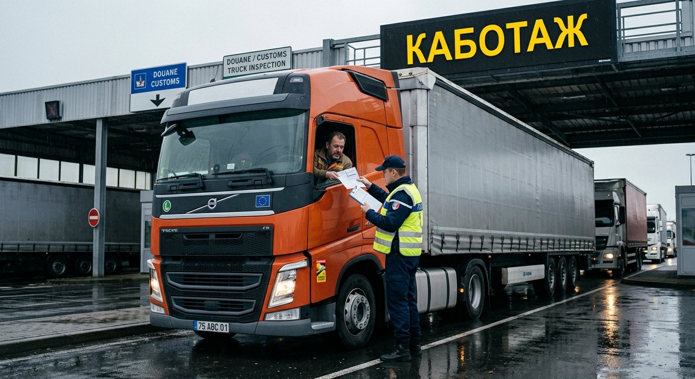 Каботаж в ЕС: 3 рейса за 7 дней — и ни рейса больше Дальнобойщик на проверке документов — каботаж в ЕС: правило 3 в 7, штрафы, CMR