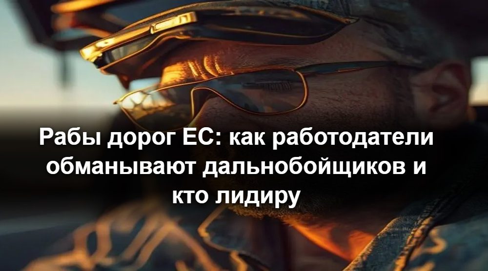 Рабы дорог ЕС: как работодатели обманывают дальнобойщиков и кто лидирует в рейтинге нарушений