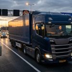 Грузовик CE на нидерландской автомагистрали — новая система оплаты vrachtwagenheffing с 1 июля 2026