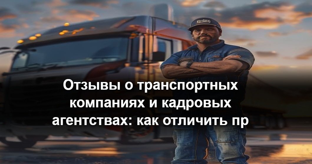 Водитель-дальнобойщик проверяет отзывы о транспортной компании на смартфоне у кабины грузовика