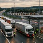 Усиленный контроль грузового транспорта на границе Польши и Германии