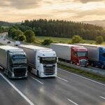 Самые экономичные европейские грузовики 2025 — Volvo FH Aero, Scania, DAF на шоссе