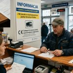 Украинский водитель подаёт документы на замену прав в Wydział Komunikacji Польши