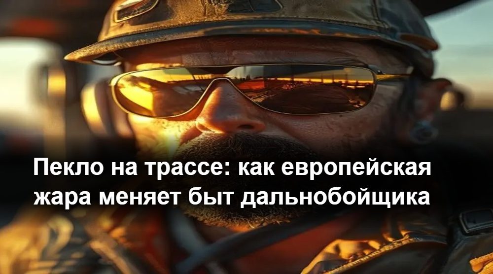 Пекло на трассе: как европейская жара меняет быт дальнобойщика