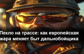 Пекло на трассе: как европейская жара меняет быт дальнобойщика