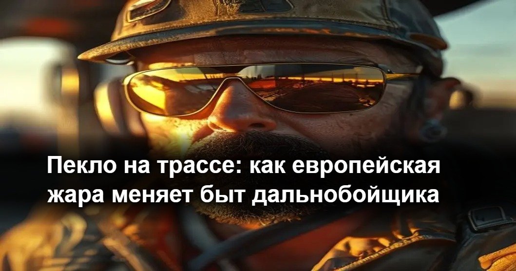 Пекло на трассе: как европейская жара меняет быт дальнобойщика Пекло на трассе: как европейская жара меняет быт дальнобойщика