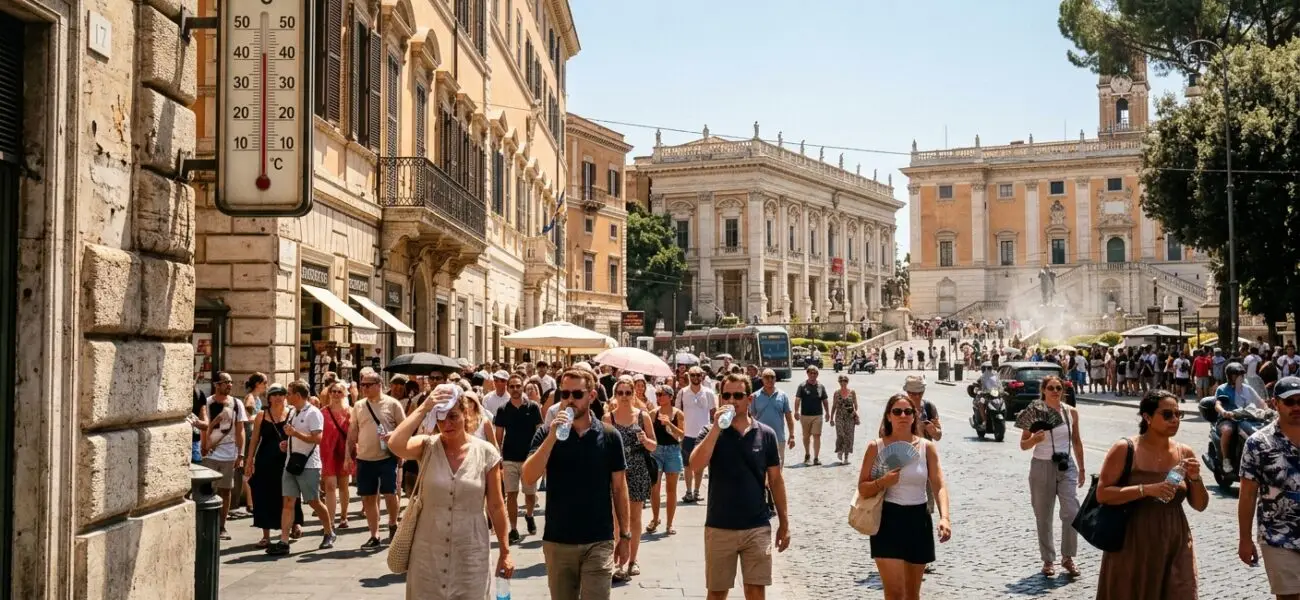 Аномальная жара в Европе и рекордные температуры воздуха