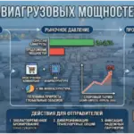 Инфографика «Кризис авиагрузовых мощностей Q4 2025»: причины дефицита (сбои Boeing/Airbus, задержки поставок до 2031–2034, нехватка корпусов P2F), рыночное давление (спрос превышает предложение на 2,4–2,6%, споровый тариф +37%), прогнозы (рост фрахтовых ставок на 15%, блокировка 52% рынка, сжатие мощностей до 2030) и действия для отправителей