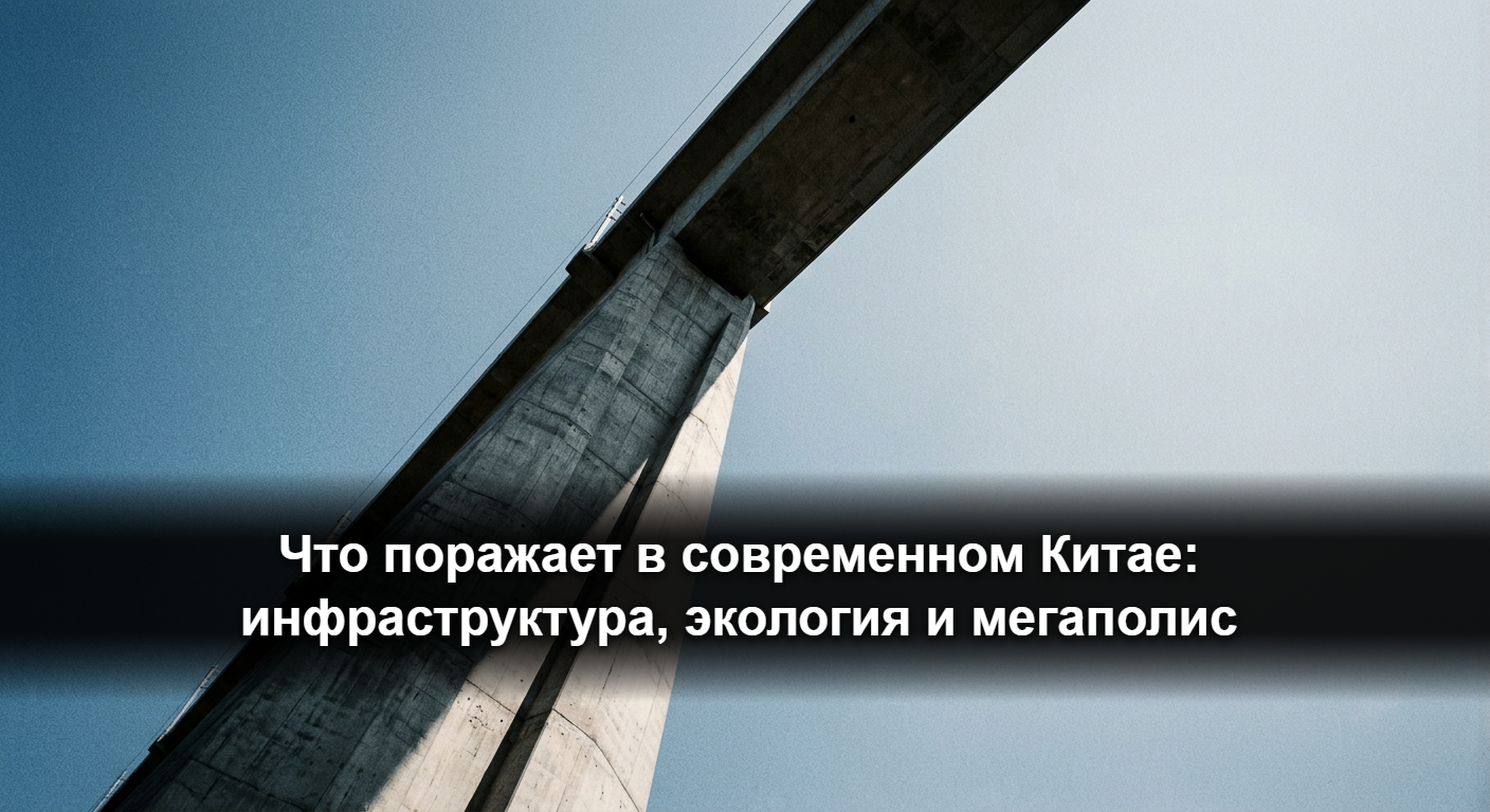 Современный скоростной поезд на эстакаде на фоне футуристического городского пейзажа Китая
