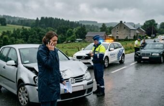 Действия водителя при ДТП во время путешествия по ЕС