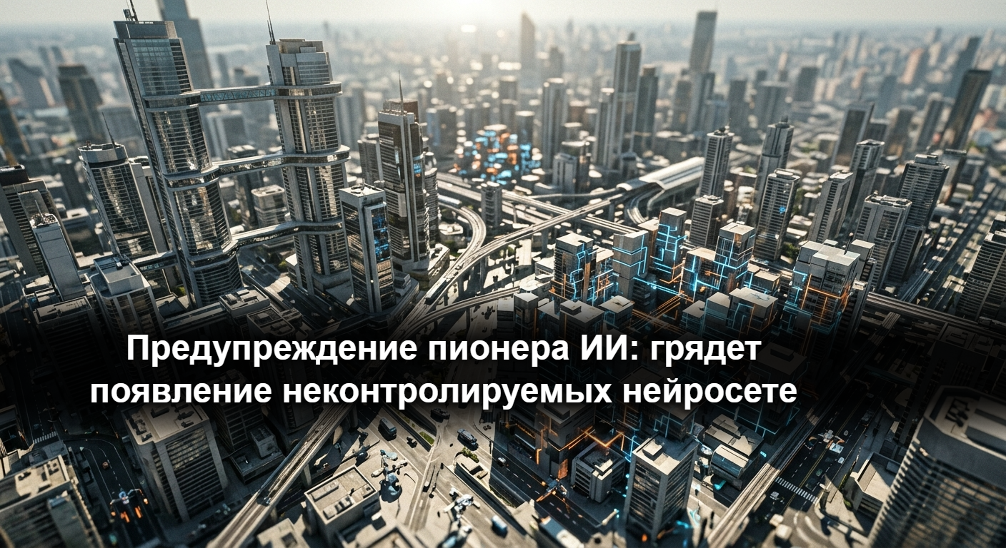 Серверные стойки в дата-центре с неоновой подсветкой, символизирующие вычисления искусственного интеллекта