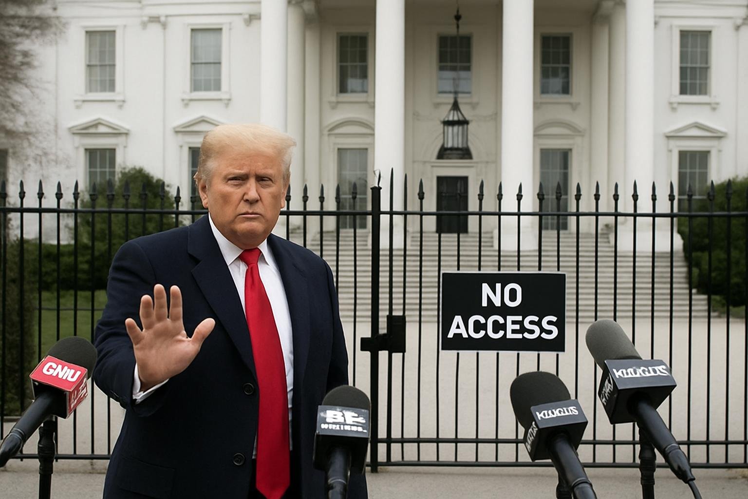 Доступ в Белый дом для CNN, MS NOW и Politico закрыт: что стоит за решением Трампа и почему спор вышел за рамки обычной медийной перепалки